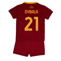 Fotbalové Dres AS Roma Paulo Dybala #21 Dětské Domácí 2022-23 Krátký Rukáv (+ trenýrky)